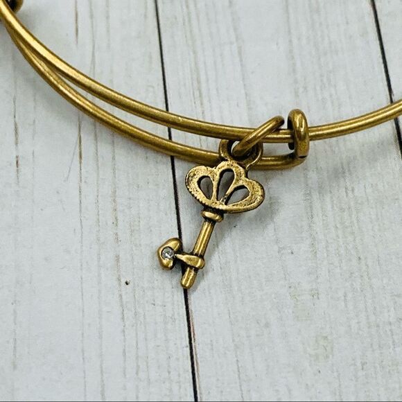 Alex and Ani Crystal Key Bracelet - Picture 2 of 3